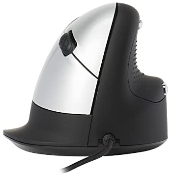 R-Go HE Break Ergonomische Maus, Vertikale Maus mit Anti-RSI-Software, Mittel (Handlänge 165-185mm), 5 Tasten, 500-1500-2000-3500DPI, Kompatibel mit Windows/MacOS