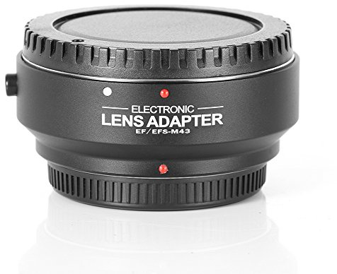 Fotga EF-MFT AF Autofokus Elektronischer Adapterring Objektivadapter für Canon EOS EF EF-S Objektiv M4/3 Micro 4/3 E-M10 GH4 GH5 GH5s Kamera