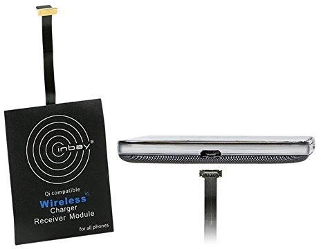 Inbay Universelle Qi-Nachrüstung Smartphone mit microUSB (Oben)