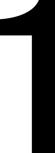 ShirtInStyle Zahlen selbsklebende Aufkleber, von 2-20cm Höhe, Mülltone, Haustür, Basteln, Boote, Nummern, Kennzeichen, Ziffer 1-6cm, Farbe schwarz