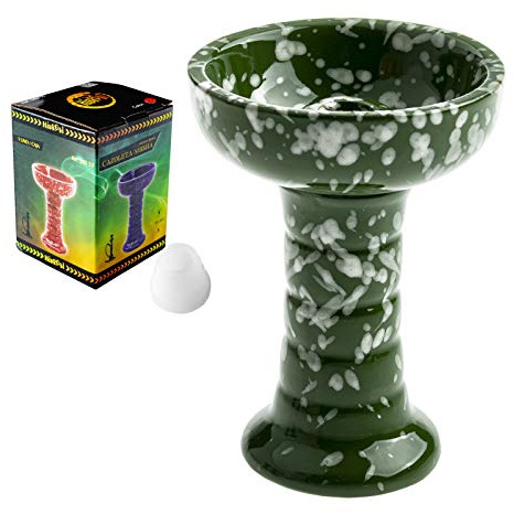 HIBRON Cazoleta Tipo Phunnel para Shishas o Cachimbas Estandares -Compatible con Provost, Kaloud y otros gestores de calor