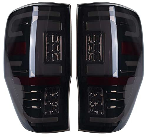 Pevolgen Feu Arrière pour Ford Ranger Raptor T6 T7 PX XL XLT MK1 MK2 2012-2019 LED Lumière De Voiture Feu De Frein Arrière Feu Arrière 1 Paire