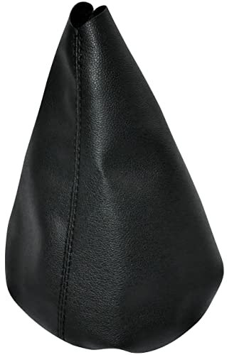 Aerzetix - C58751 - Cuffia soffietto per leva del cambio - compatibile con Citroen Nemo, Fiat Qubo, Fiorino 3, Peugeot Bipper dal 2008 al 2016 - colore: nero - in pelle sintetica