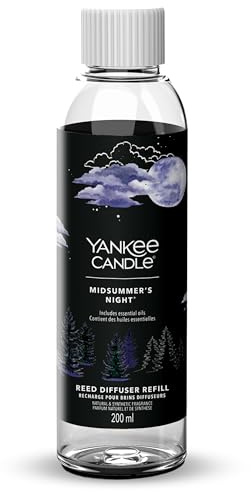 Yankee Candle Signature Recharge brins diffuseur | Midsummer's Night | 200 ML | Jusqu’à 20 semaines de Fragrance | Cadeau Parfait pour Les Femmes