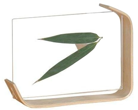 HERCHR Cadre Photo En Acrylique, Cadre En Verre Double Pour Fleurs Pressées, Cadre Transparent Pour Fleurs Pressées, Pour Table De Bureau à Domicile