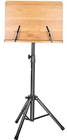 Samnuerly Notenständer, höhenverstellbar, Notenhalter, Notenständer aus Metall, tragbar, für Zuhause, Violine, Gitarre, Buchständer