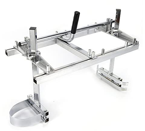 Begoniape mobil motorsåg, sågverk, justerbar motorsåg, motorsåg, kedjesåg, förvaringsväska justerbar, bärbar, motorsågsskvarn, motorsågsstyrskena från 35,5–60,96 cm, motorsågar