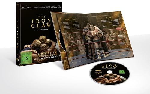 The Iron Claw UHD Mediabook: 4K Ultra HD Blu-ray + Blu-ray / Mediabook