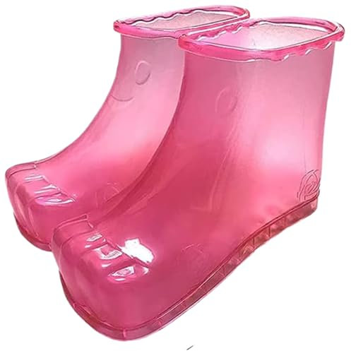Foot Soaker Shoes, 1 Pair Foot Bath Shoes, Massage Foot Bath Shoes Foot Basin Wearable Foot Soaking Tub Plastic Foot Bath Tub for Foot Massage Foot Soaker, Foot Basin for Soaking Feet