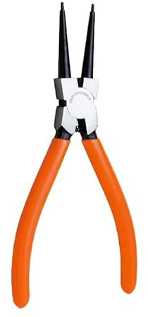 1 Pc Red Heavy Duty 7 EXTRA Long External Straight Retaining Ring Clip Circlip Removal Plier Snap-Ring Pliers, Slip-Joint Pliers Side-Cutting Pliers Plier Sets Needle-Nose Pliers