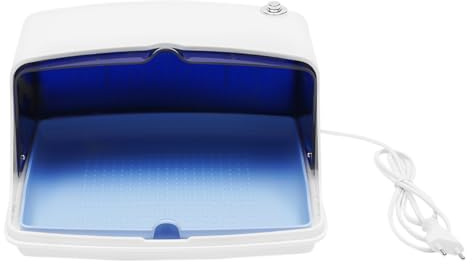 MINRS UV Sterilisator großer Sterilisator für Nagelwerkzeuge multifunktionale Nagelreiniger Sterilisator mit Timer-Einstellung und LED-Bildschirm für Friseursalon, Spa, Nagelstudio 5W 220-240V