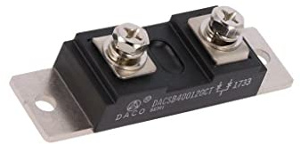 DACSB400120CT Module: diodes catode commune,double 1,2kV If: 2x200A Ifsm: 2kA DA