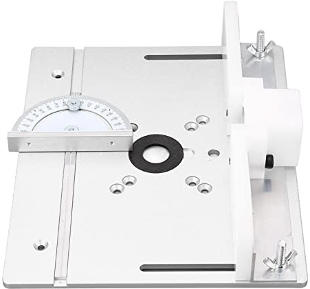 Piastra per Inserimento Tavolo Fresa, Banchi per la Lavorazione del Legno Piastra Ribaltabile per Router, Banchi per la Lavorazione del Legno Piastra Base per Inserimento Mitra,