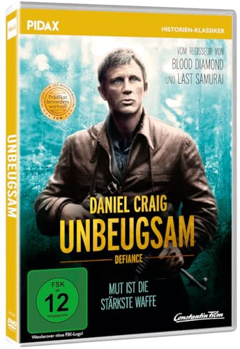 Unbeugsam – Defiance (Mehrfach preisgekrönt) Historisches Kriegsfilm-Drama mit Daniel Craig (bk. James Bond) nach wahren Begebenheiten - Der Partisanen-Kampf der Bielski Brüder im 2. Weltkrieg
