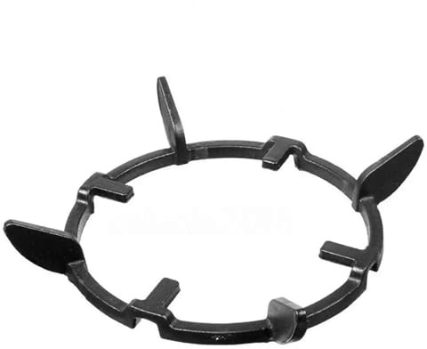 ZFIHAV Gas Ring Reducer 2pcs Gas Stove Rack Non Slip Iron Stable Wok Ring Wok Stand Ovens Cast