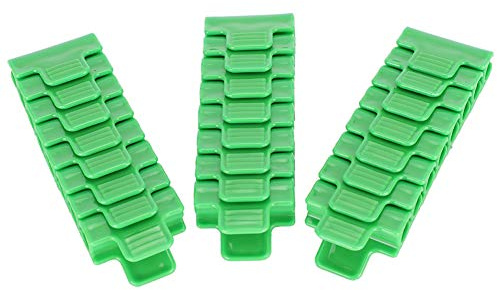 Yctze 24pcs Clamp/Holder à Serre à Serre Pince pour Tubes de 11 Mm - Accessoires d'outils de Jardinage pour la Fixation Sécurisée des Films et Filets en