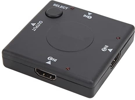 ANKROYU ADAPTADOR DIVISOR CONMUTADOR DE INTERFAZ MULTIMEDIA HD 3 EN 1 SALIDA 4K 2K 3D 1080P CONVERTIDOR DE VIDEO DE ALTA RESOLUCIÓN PARA COMPUTADORA PORTÁTIL PROYECTOR DE TV PLUG A