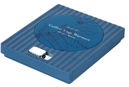 Jiuvaso Chauffe-tasse Électrique avec Plaque Chauffante pour Boissons Chaudes Deux Réglages de Température Support de Tasse Stable Alimentation USB Adapté Au, Bleu