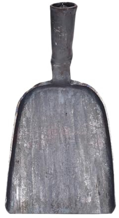 HOODANCOS Pala para Cenizas de Carbón de Barbacoa, Pala Multifuncional de Acero Forjado, Tamaño Mediano, Ligera y Ergonómica para Cocina y Chimenea, Recogedor de Polvo Práctico para Uso