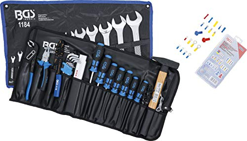BGS Werkzeugsortiment in Rolltasche - 270-tlg.