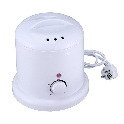 Crisnails® Calentador de Cera Eléctrico 1000ml para la Depilación,Centro de Depilación para Calentador Tipos de Cera (Duro, Suave, Parafina), Enchufe de EU