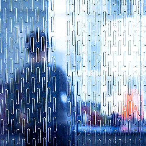 Perforated Fly Screen Door PVC Strip Curtain Kit - (1m x 2.5m) - 200mm x 2mm - Warehouse Catering Pest Control