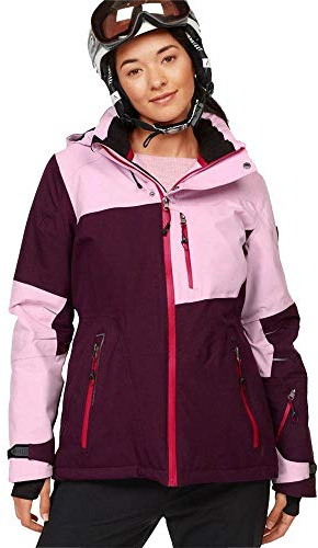 Killtec Damen Skijacke Jacke 8000mm (DE/NL/SE/PL, Numerisch, 36, Regular, Regular, Lila/Rosa)