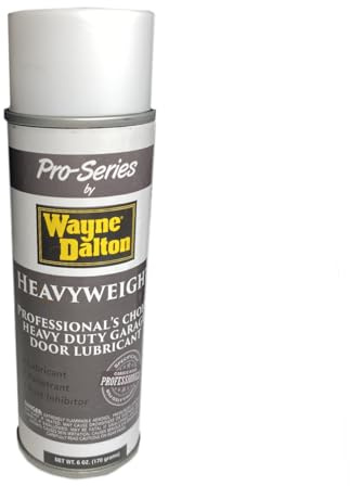 Garage Door Lubricant Spray - Professional's Choice Heavyweight Penetrant for Smooth Operation - 6oz - Rust Inhibitor & Water-Resistant - USA Made Garage Door Lubricant & Lube Spray