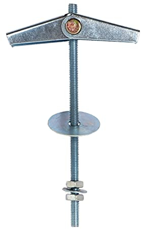 Don Quichotte Federklappdübel mit Gewindestange, verzinkt | M4 x 90 mm | 50 St.