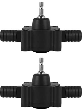 2X Pompe pour Perceuse Électrique Portable Pompes De Transfert Autoamorçantes Pompes pour Un Fluide D' Outils