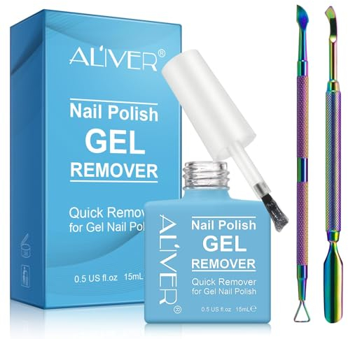 Gel-Nagellackentferner-Set entfernt schnell und einfach Soak-Off-Gel-Lack, professioneller, nicht reizender Nagellackentferner, 2-3 Minuten