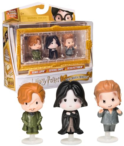 Wizarding World Harry Potter - 3 Figurines Rivaux Moments Magiques S3 - Poupées Articulées - Jouer et Exposer - Jouet Enfant 6 ans et +