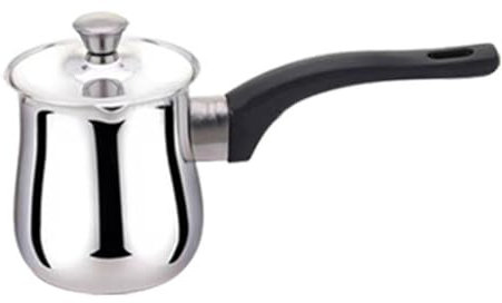 Sharplace Turkish Coffee Pot Pour over Coffee Kettle Small Saucepan for Induction Cookers Coffee Maker Tea Brew Pot for Camping Home, 1080ml
