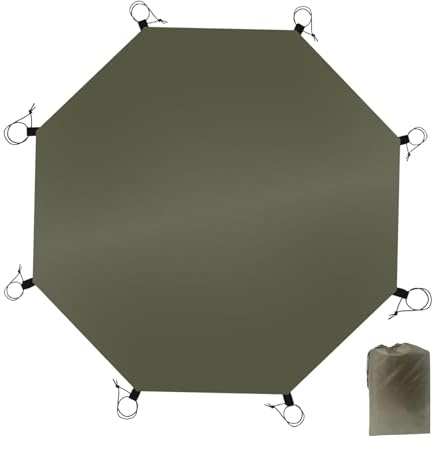 Tappeto per tenda da campeggio, tappeto da campeggio all'aperto – tappeto da campeggio, copertura in foglia d'impronta per pavimento in piedi – tappeto tenda da campeggio impermeabile per e
