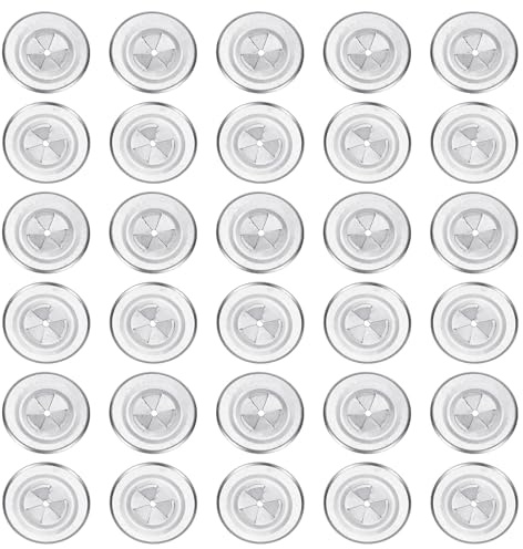 PATIKIL 100 piezas Arandelas de bloqueo automático de 30 mm Arandelas | perforadas para pasadores de aislamiento, Arandelas de yeso planas redondas de hierro galvanizado para pared y techo