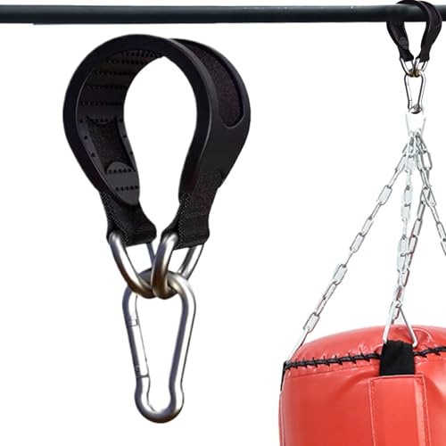 Robuster Boxsack-Aufhängergurt | Boxsack-Aufhängergurt – Boxsack-Halterung, Heim-Fitness-Ausrüstung, für Damen und Herren, Trainingsgeräte für Hängematte, Riemenscheibe, Sandsack, 3,8 x 28 cm