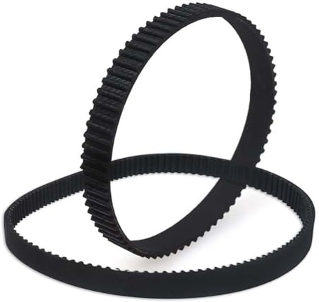 2 STK 2GT Geschlossener Zahnriemen,2GT-350mm 6mm Gummizahnriemen für 3D-Drucker-Extruder