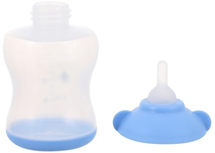 BESPORTBLE Biberón para Gatos y Cachorros De Silicona 80 Ml Antigoteo Color Azul para Alimentación De Mascotas Pequeñas como Gatitos y Perritos
