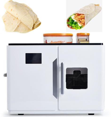 Fully Automatic Bread Maker with Touch Screen for Homemade Flatbreads, Tortillas, and Pitas