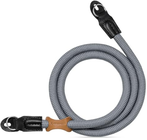 K&F CONCEPT Kameragurt Kamera Schultergurt Camera Strap Kamera Tragegurt geeignet für DSLR SLR oder spiegellosen Kameras (Grau)