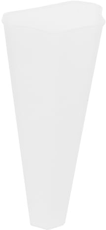 DIYEAH Macetero Colgante de Pared Transparente de Plástico para Plantas de Interior, Jardinera de Pared Alargada, Maceta Colgante para Balcón y Decoración Interior, Ahorro de Espacio,