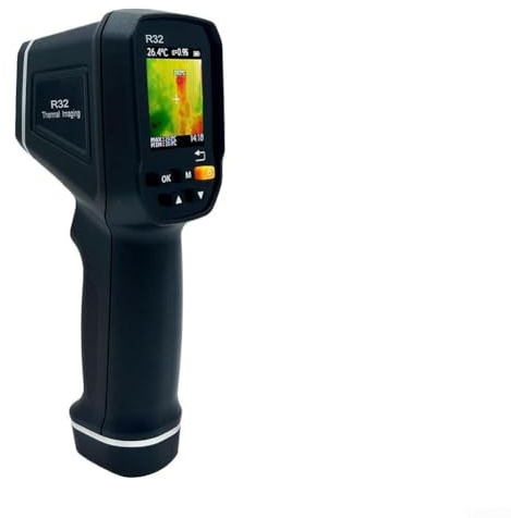 Caméra thermique infrarouge, résolution 32 x 32 cm, rechargeable par USB, mise au point fixe pour mesure de la température -30 ℃ ~ 500 ℃ Maintenance industrielle