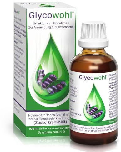 GLYCOWOHL Herbal Drops for Diabetes and Blood Sugar Control, 100 ml Lösung