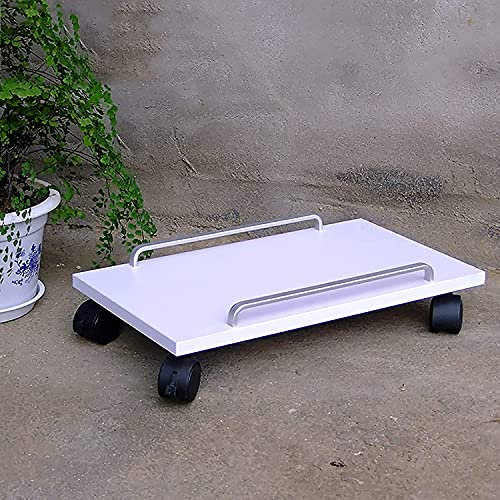 GLFDYC Support CPU, Bureau, Ordinateur, Pc, Tour, Bois, Roues, Blanc, Noyer Noir, 40*20cm, 43*23cm, 43*20cm, 48*23cm, 55*24cm, Contemporain, Montage au Sol, Travail