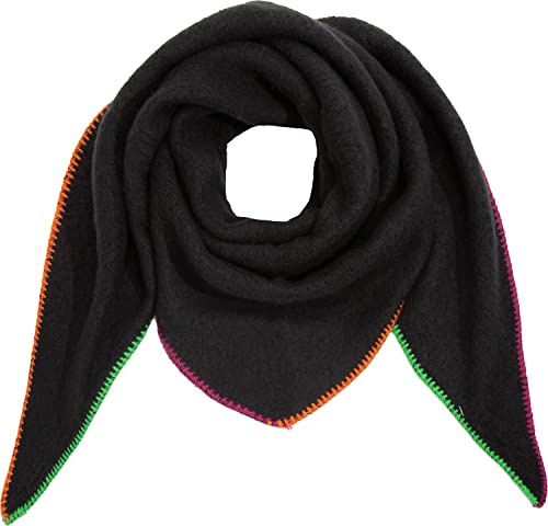 Ever Bloom Damen Schal XXL, Flauschige Weiche Dreieck Schale, Poncho, Dreieckstuch Strickschal Halstuch für Frauen und Mädchen Lang Kuschelig, Einfarbig 190 * 80 cm