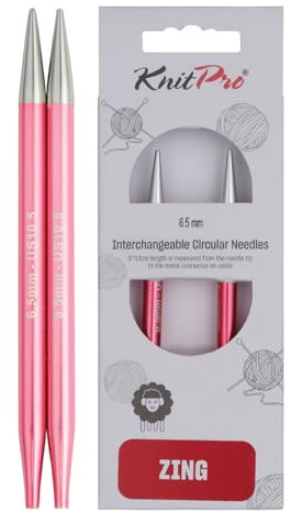 KnitPro Zing Austauschbare Rundnadeln 5 (13cm) | 6.5mm