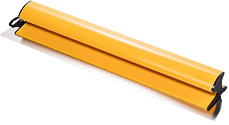 Flächenspachtel 100 cm rostfrei Breitspachtel mit Kunststoffgriff | Zum Glätten und Verspachteln großer Flächen an Wand und Decke – 100 cm Arbeitsbreite, rostfreies Blatt
