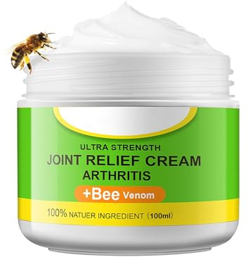 Bienengiftsalbe, 100ml Bienengift Gelenk Knochentherapie Bee Creme, Arthritis Schmerzlinderung Creme mit natürlichen Formel, für Soreness Muscle Recovery Bee Venom Pain Crem