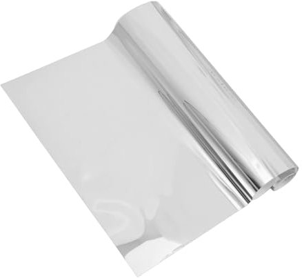 HAWILLOSCH Selbstklebende Rolle – Mosaik-wandspiegel Selbstklebendes Papier 50 X 200 Cm Silber Einfache Installation Für Die Inneneinrichtung