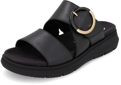 Remonte Damen D2K51, Frauen Slipper,lose Einlage,Schlupfschuhe,schluepfschuhe,Slip-ons,Backless Slipper,Mules,Gartenschuhe,schwarz (00),40 EU